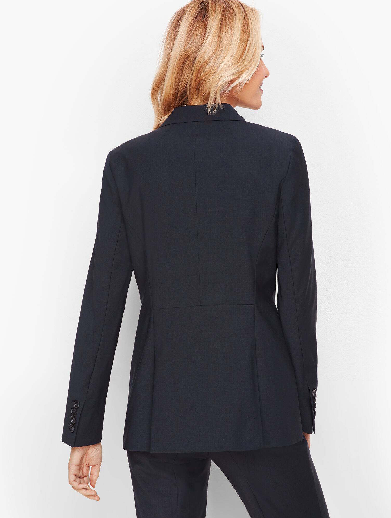 Seasonless Wool Two-Button Blazer | Talbots display picture 1