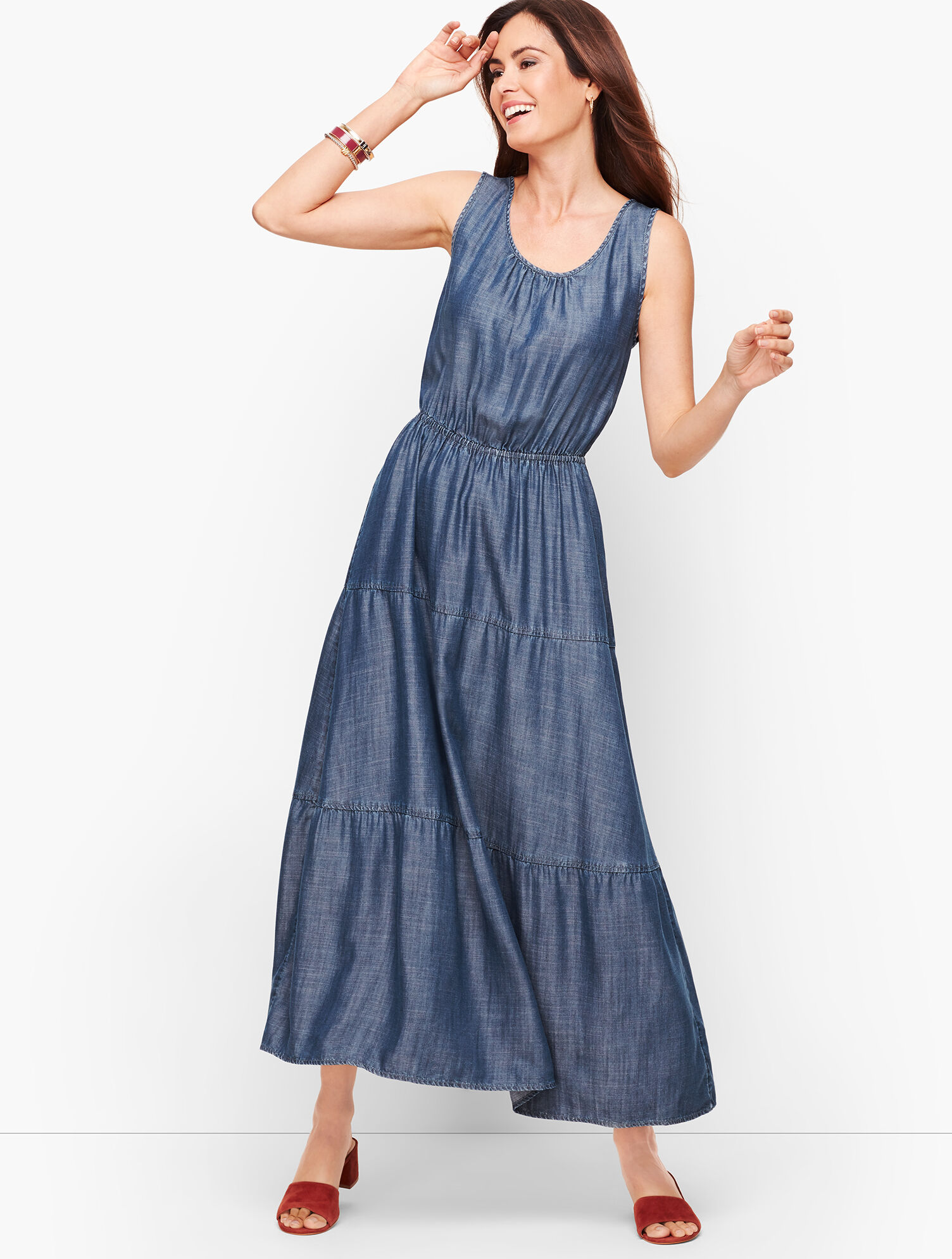 TENCEL&trade; Tiered Maxi Dress
