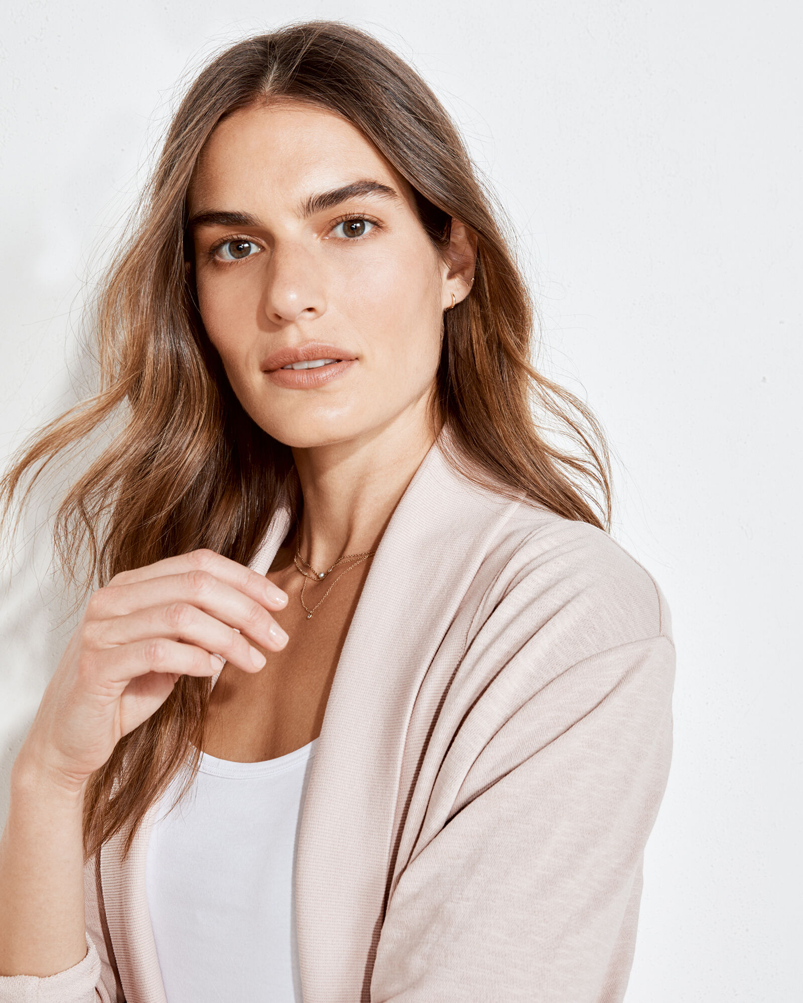 Cotton Slub French Terry Cocoon Cardigan