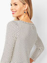 Classic Bateau-Neck Sweater - Geo Print