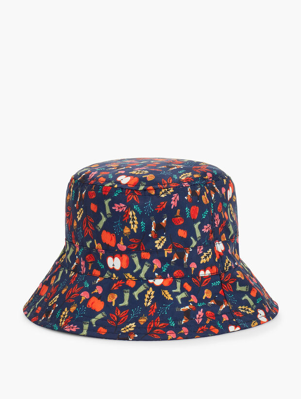 Floral Reversible Rain Hat