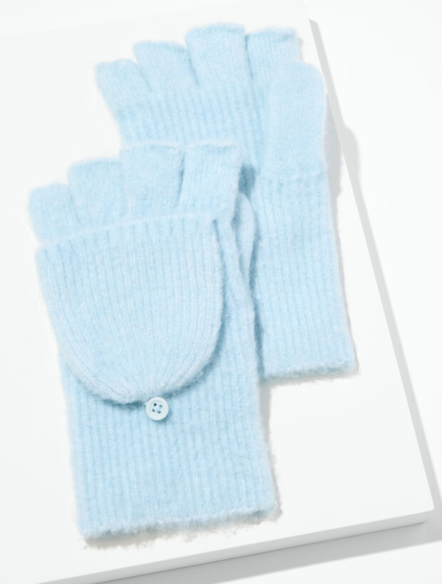 Flip Top Ribbed Gloves | Talbots