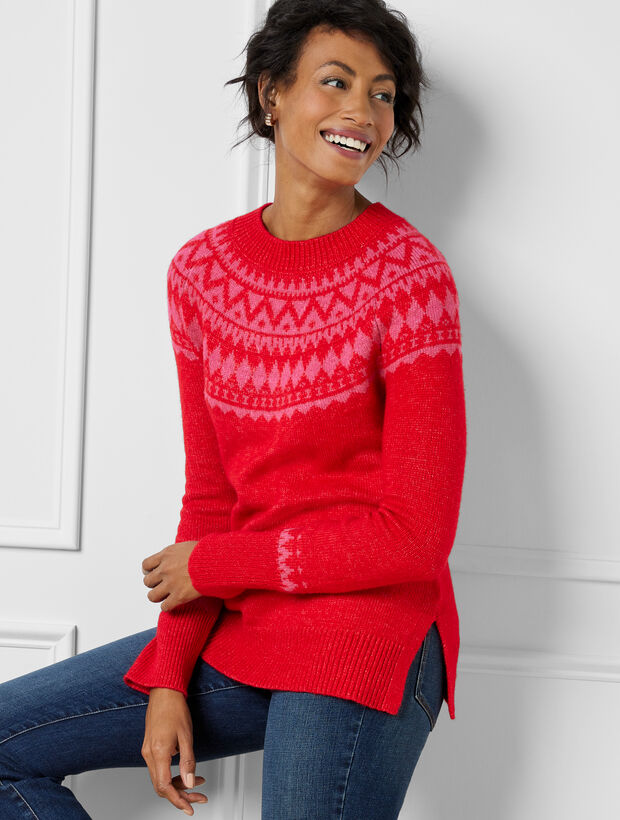 Fair Isle Crewneck Sweater