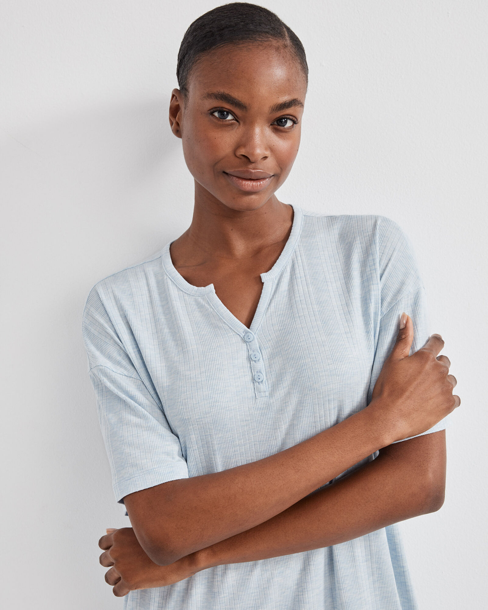 Rib Knit Modal Sleep Dress