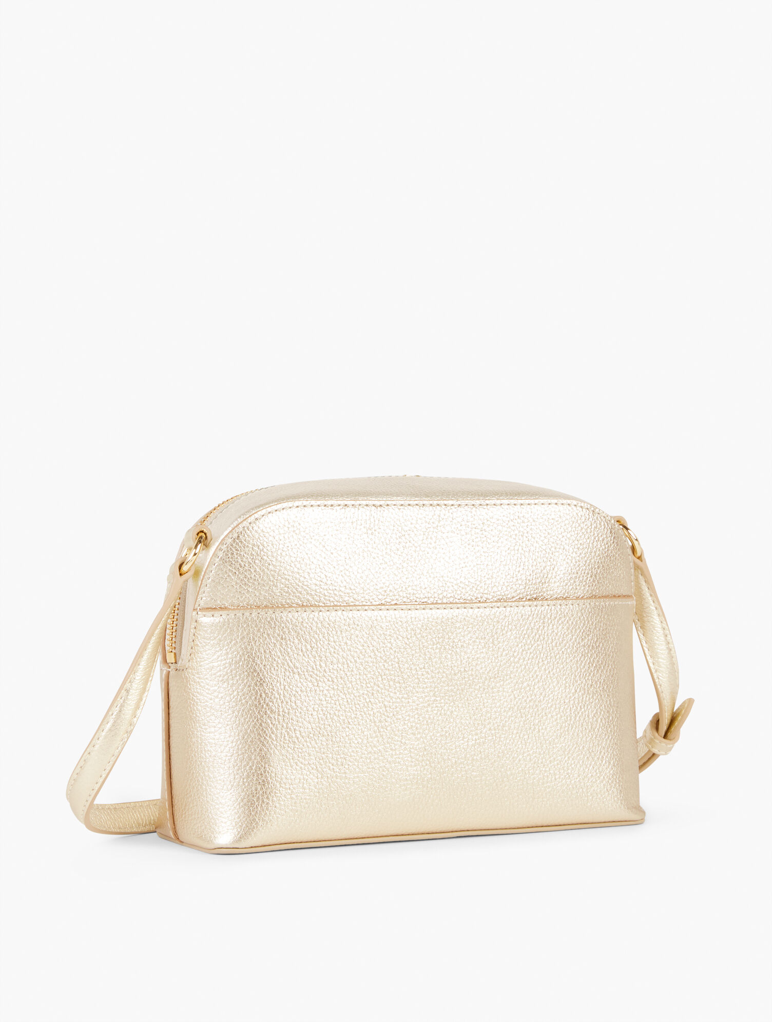 Crossbody Bag Metallic Leather Talbots