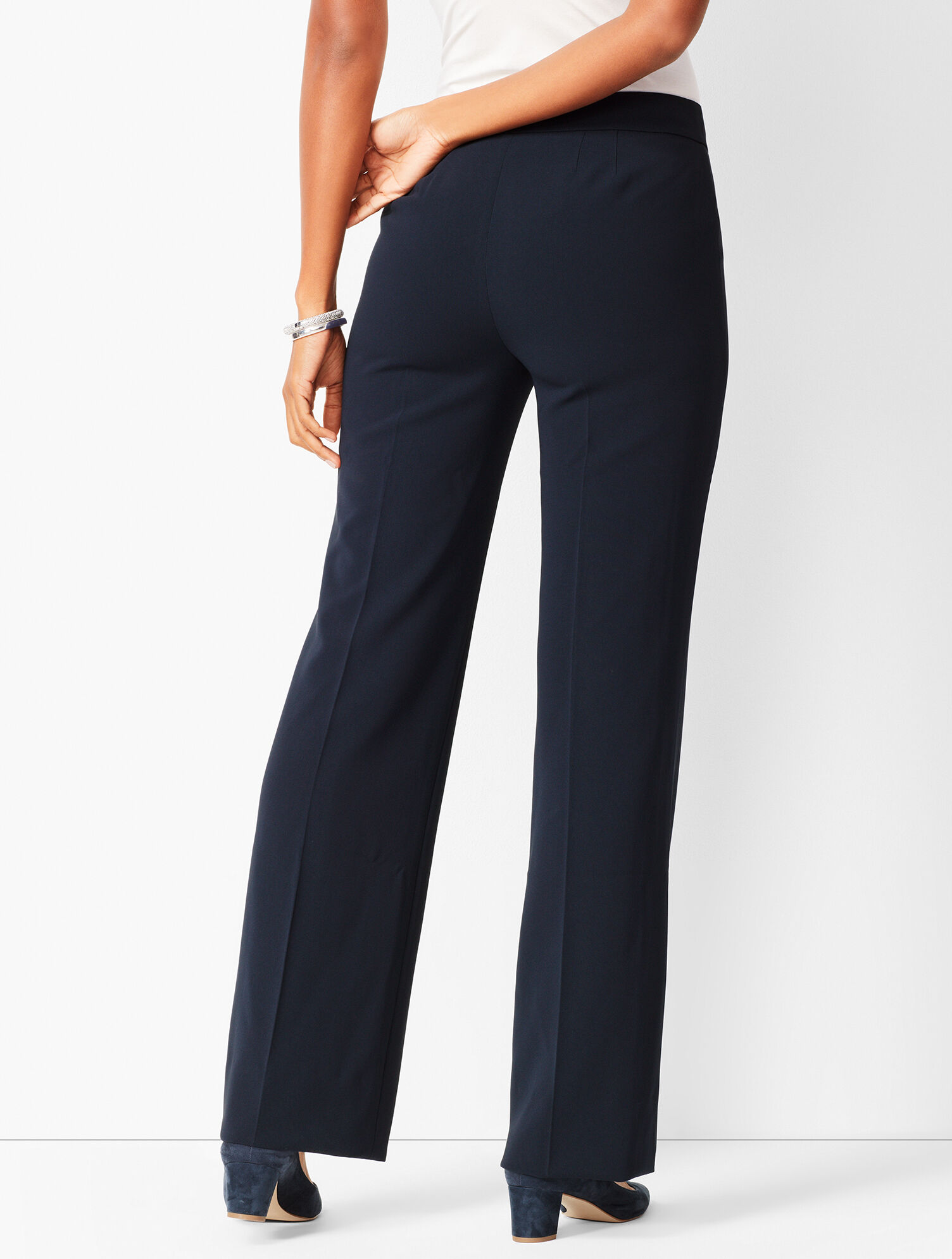 Easy Travel Wide-Leg Pants