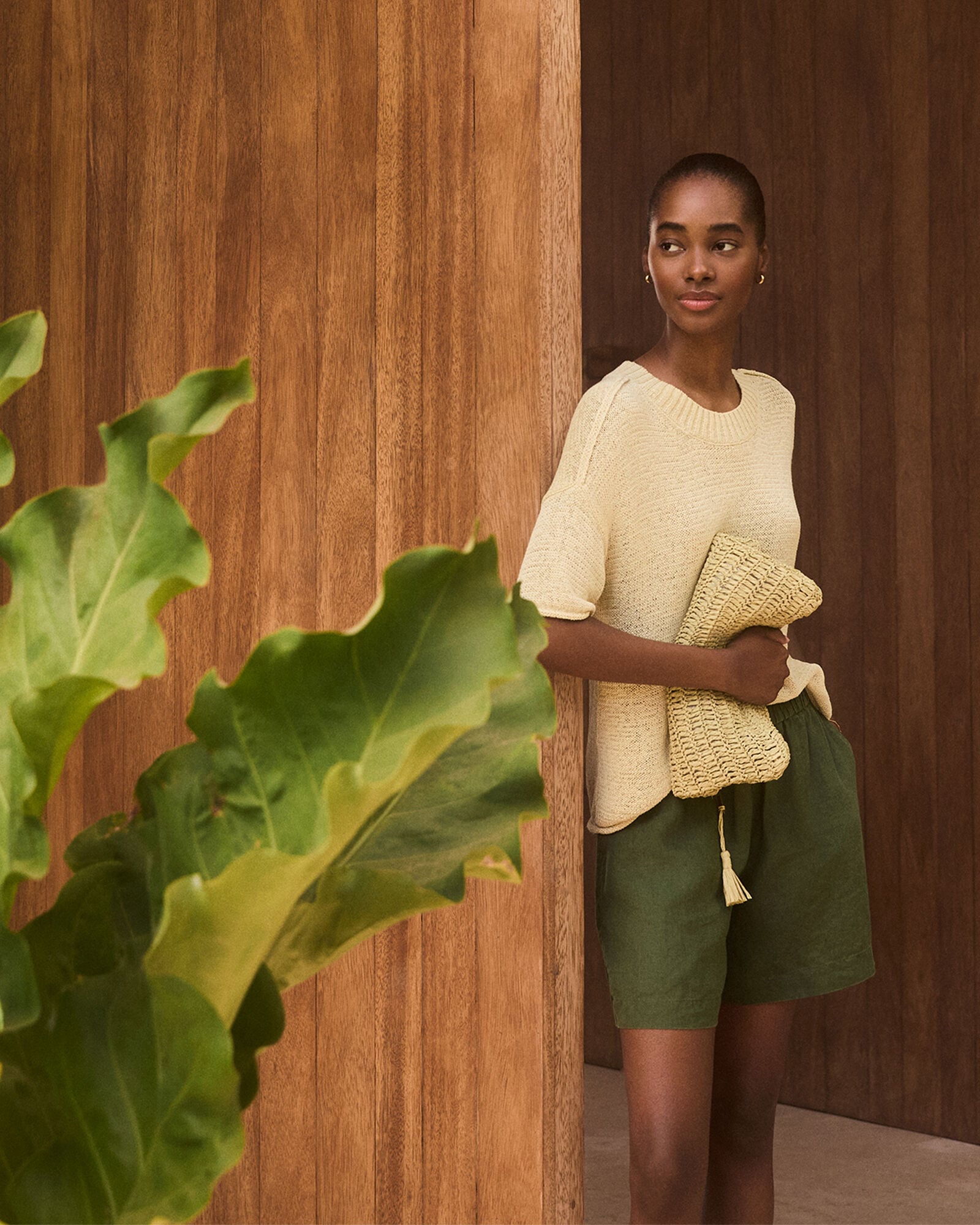Organic Cotton Linen Tape Yarn Sweater