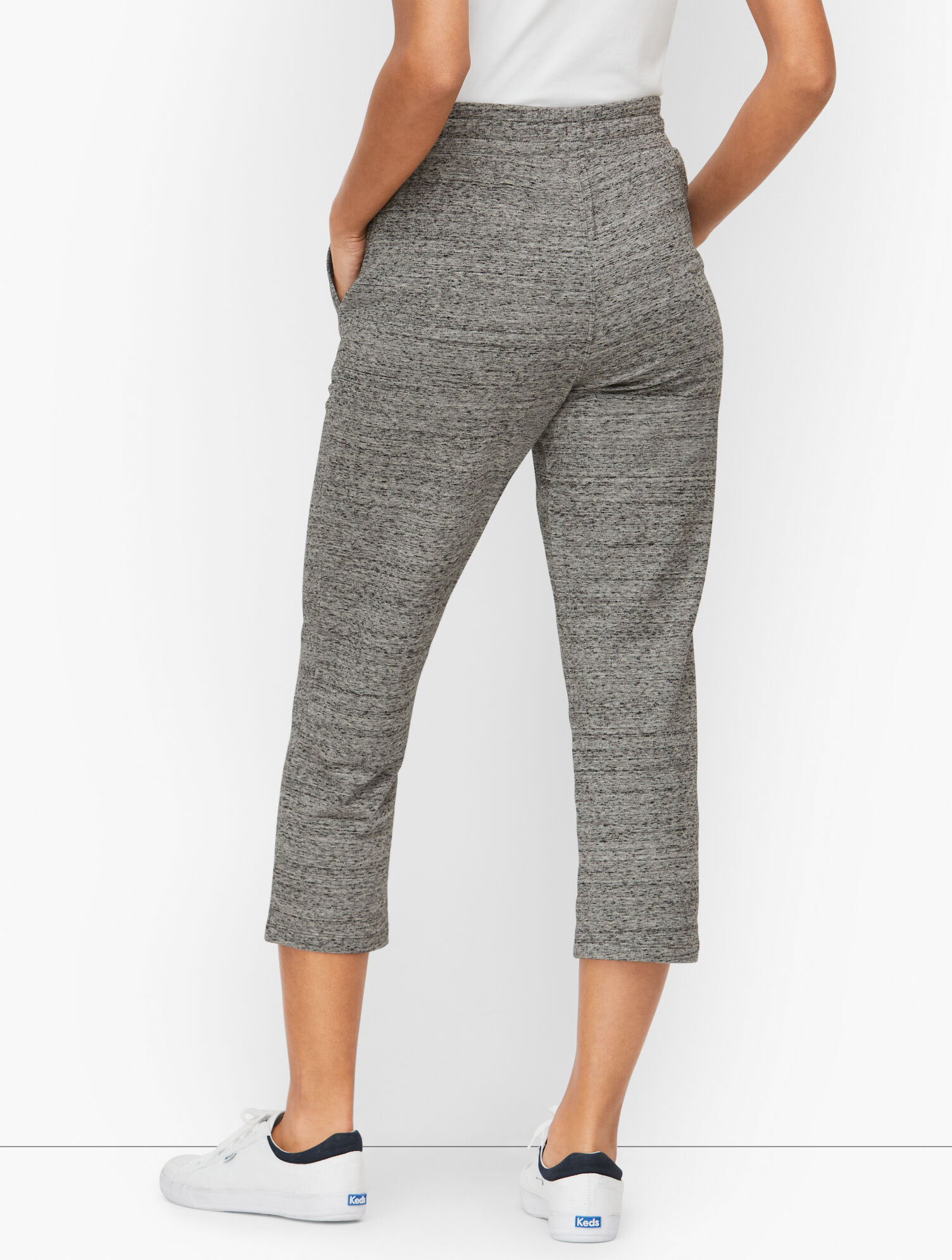 Pima Terry Straight Leg Crops