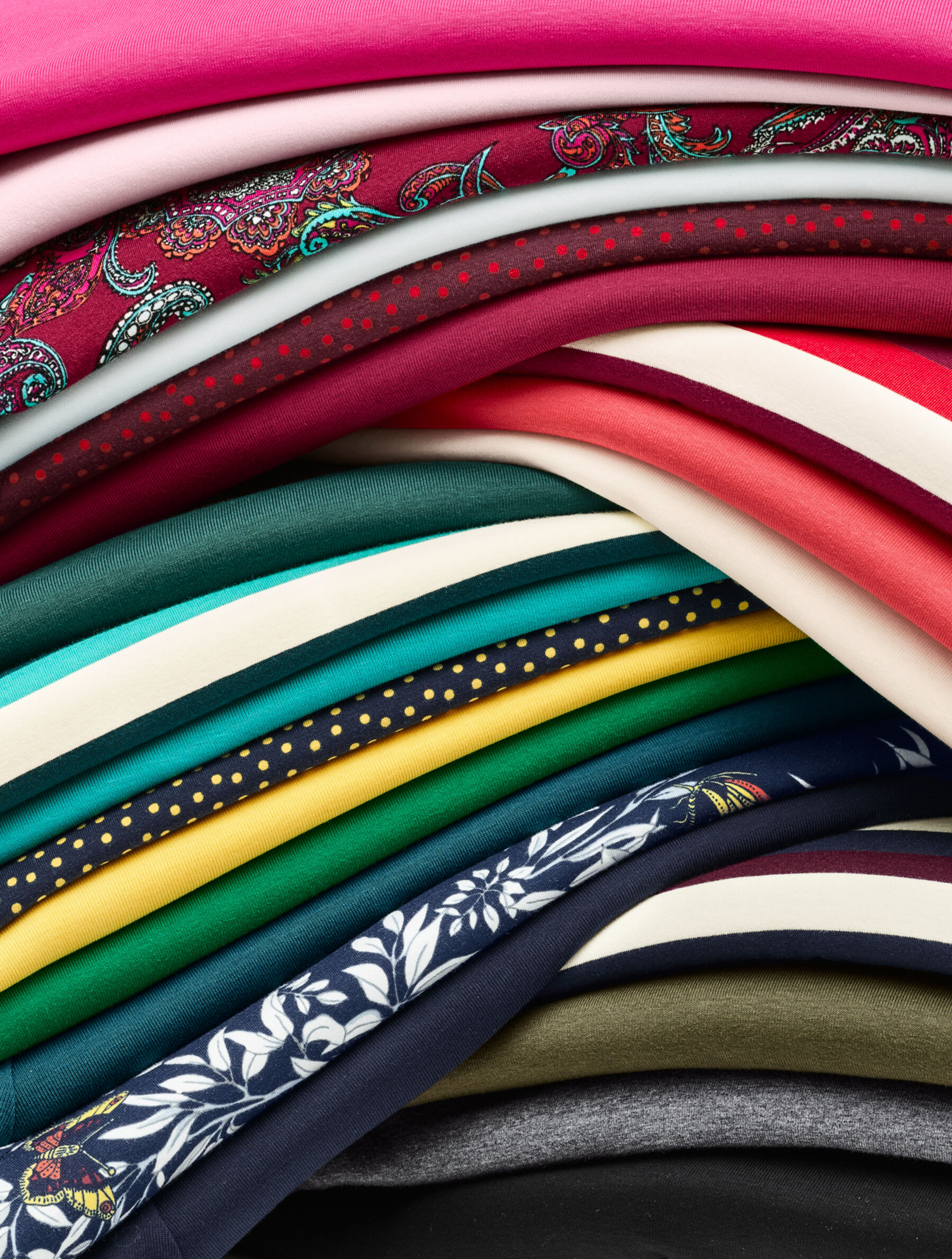 Pima Cotton Long-Sleeve Scoopneck