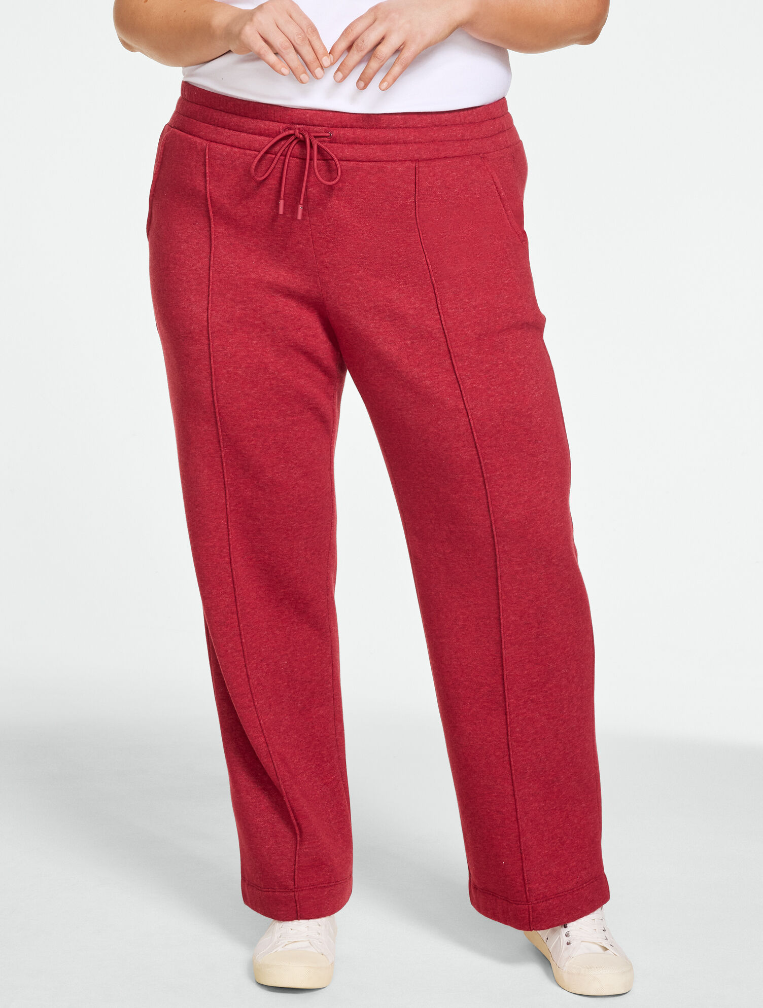 Cozy Fleece Straight Leg Pants