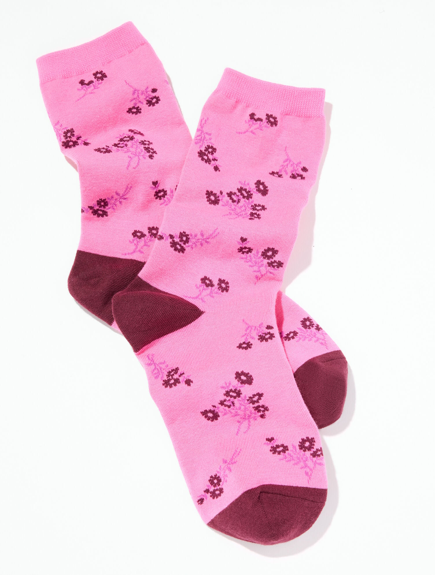Floral Bouquet Trouser Socks