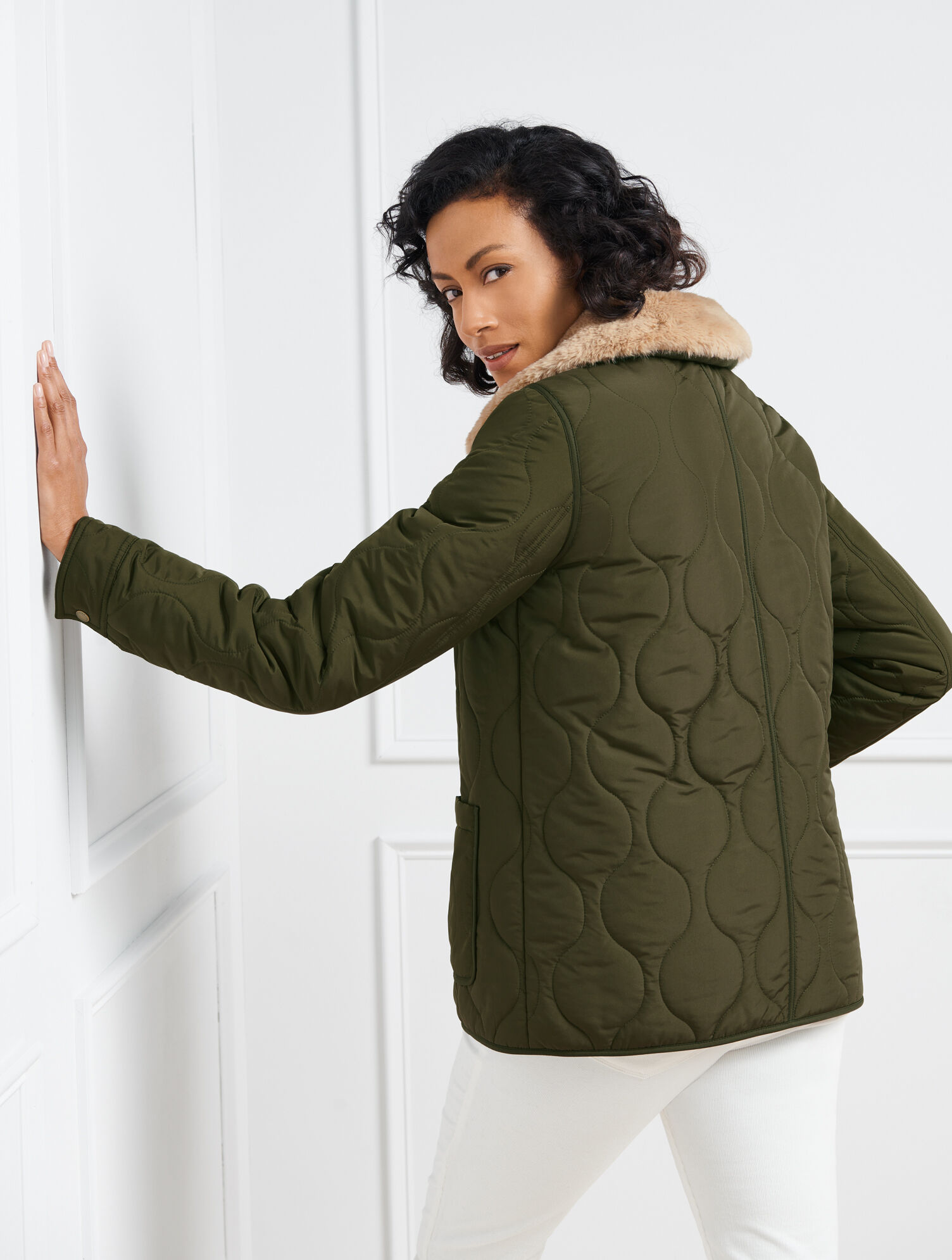 Quilted Bomber Jacket