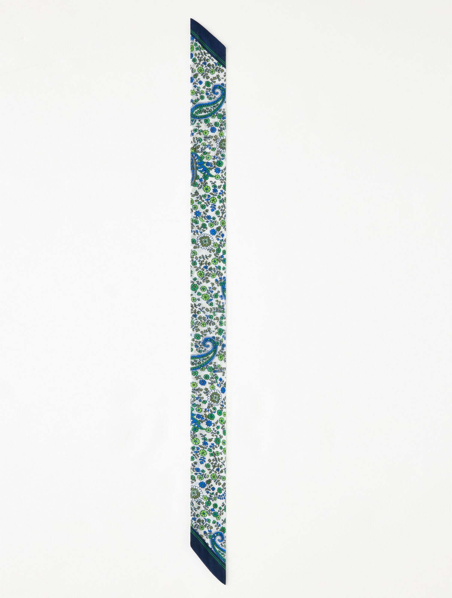 Heritage Paisley Skinny Scarf