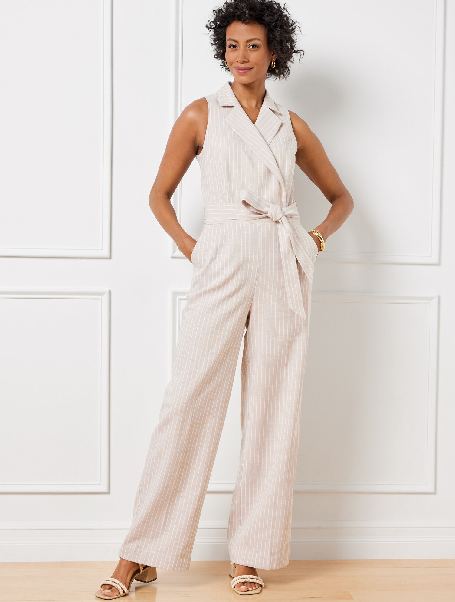 Striped Tie Loft Striped Jumpsuit Petite Stripe Jumpsuit