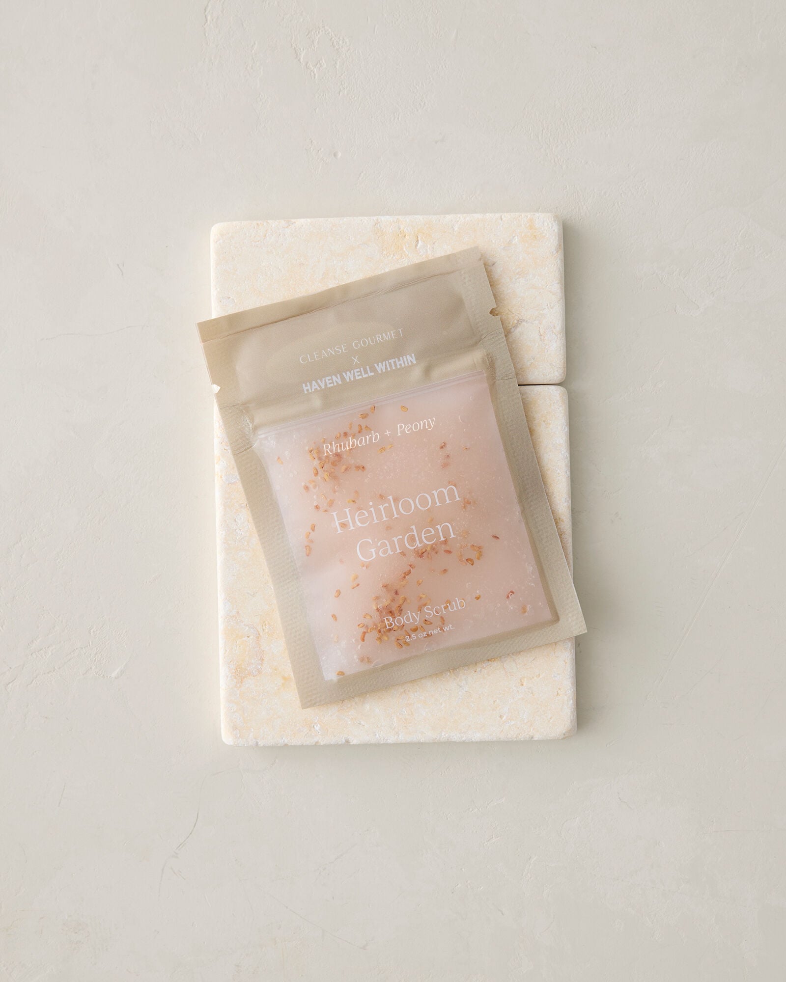 Cleanse Gourmet x Haven Well Within Scrub Pouch