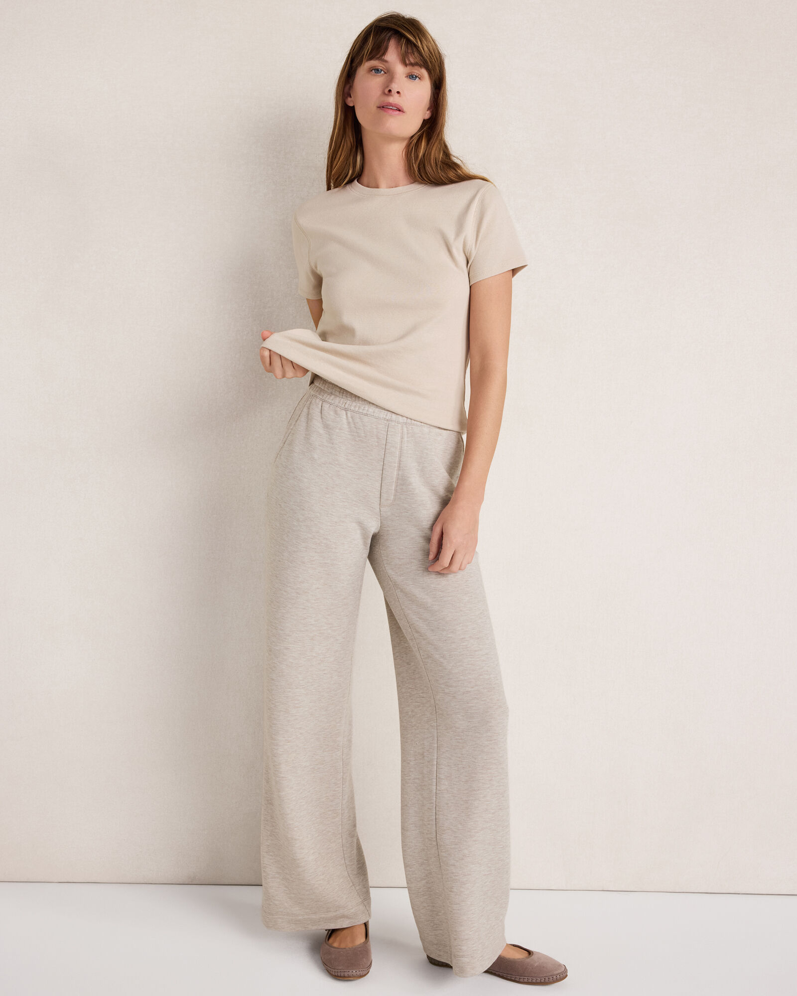 Fleece Wide Leg Pants