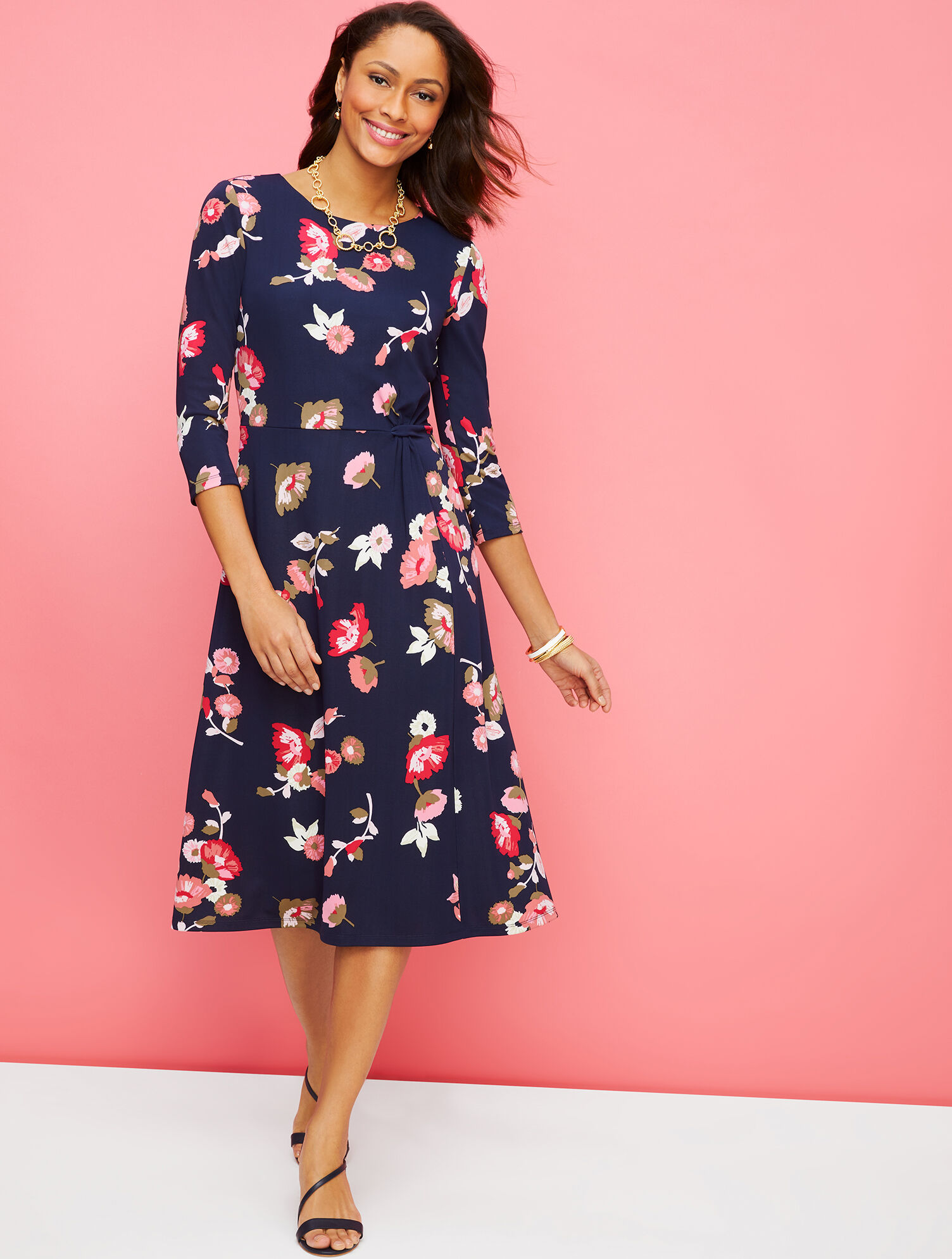 knee length dresses for ladies Prima Jersey Midi Dress at Modern Citizen