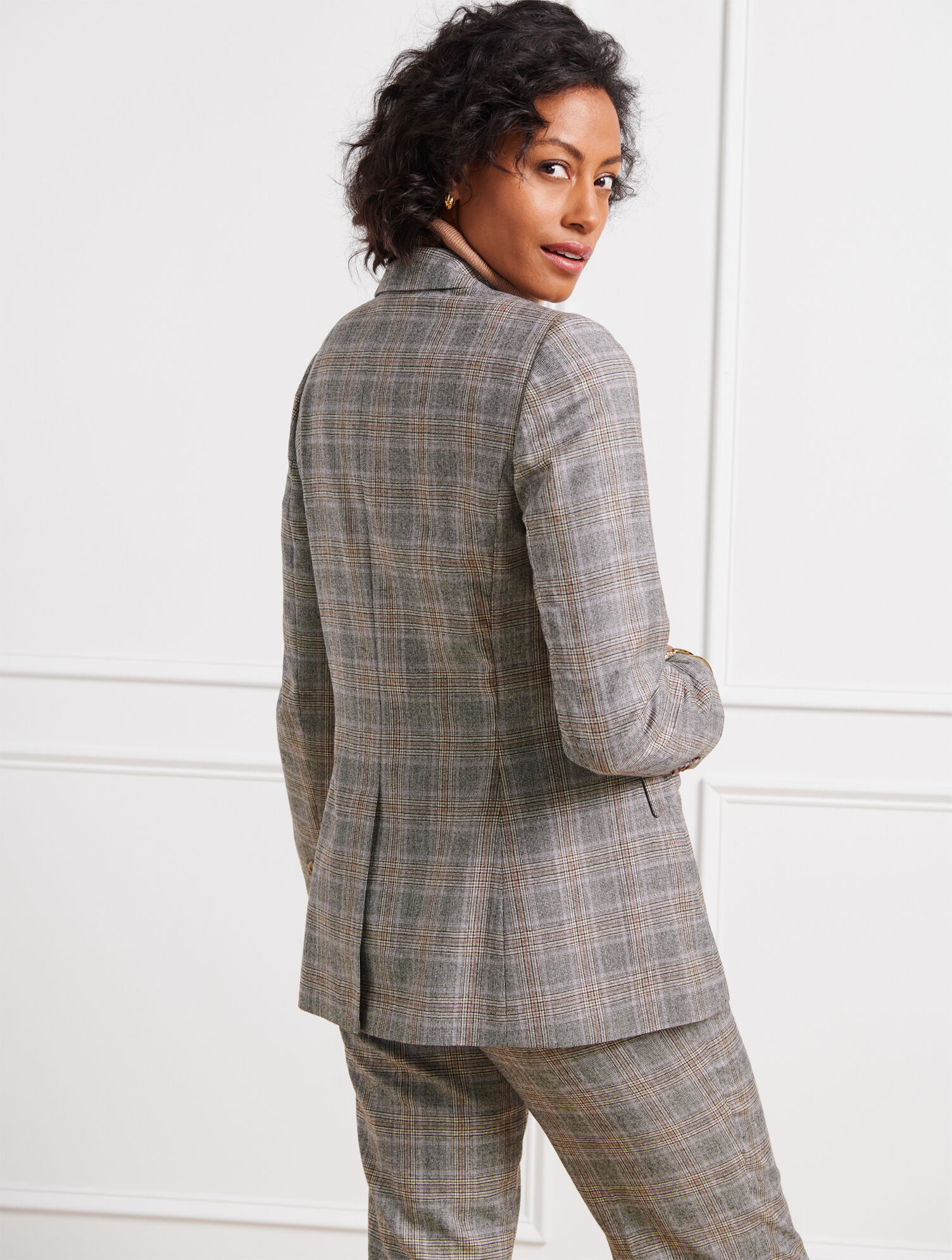 Long Blazer - Countryside Plaid