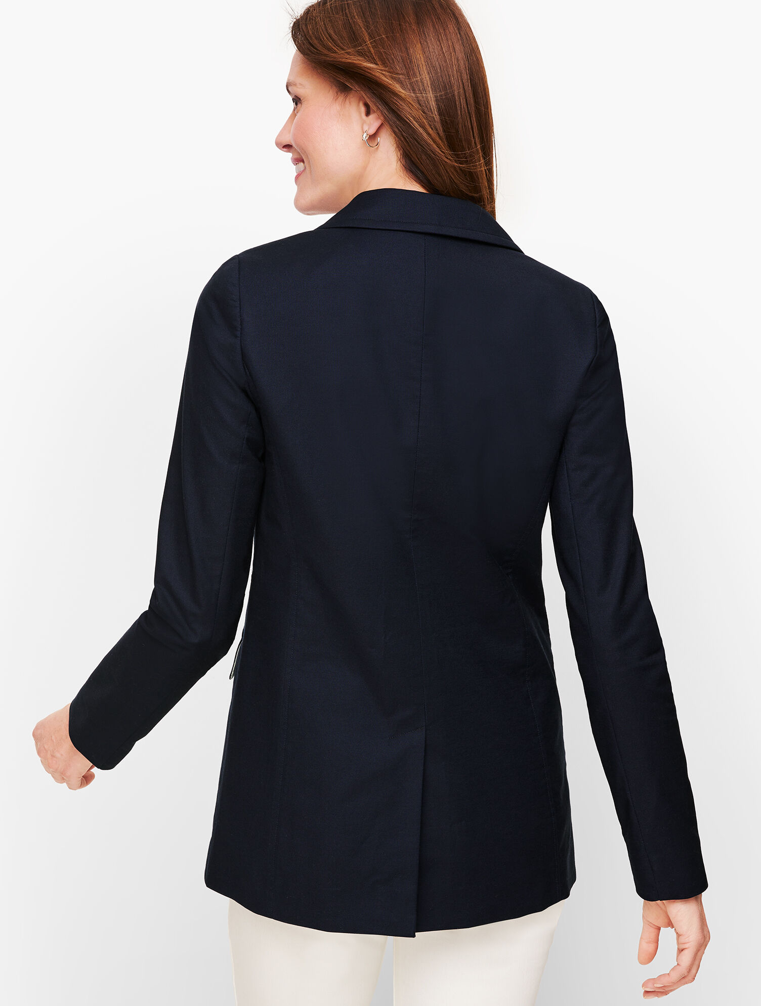 Double Breasted Oxford Blazer