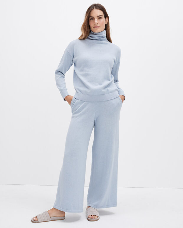 Cotton Cashmere Turtleneck