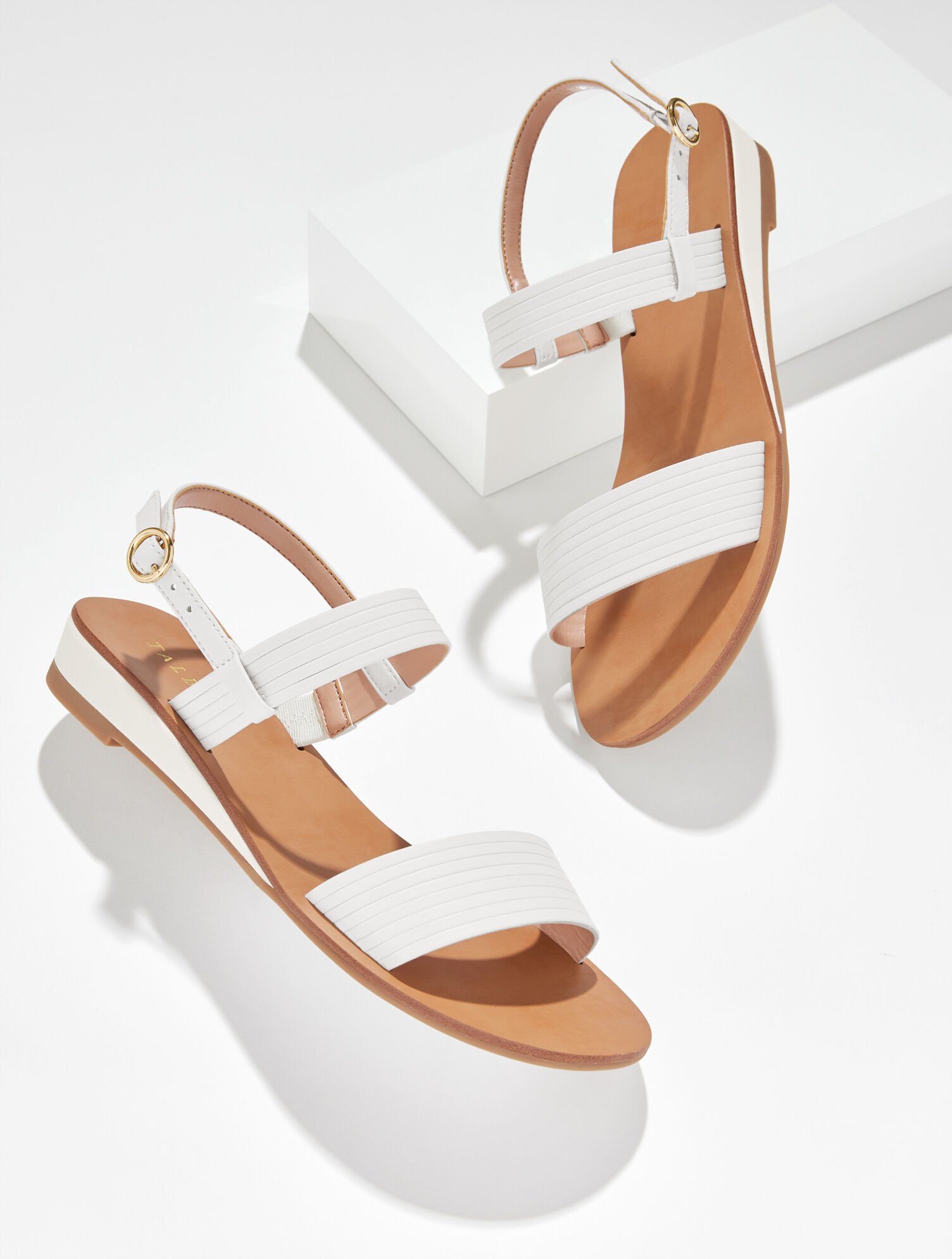 Gracelyn Nappa Wedge Sandals