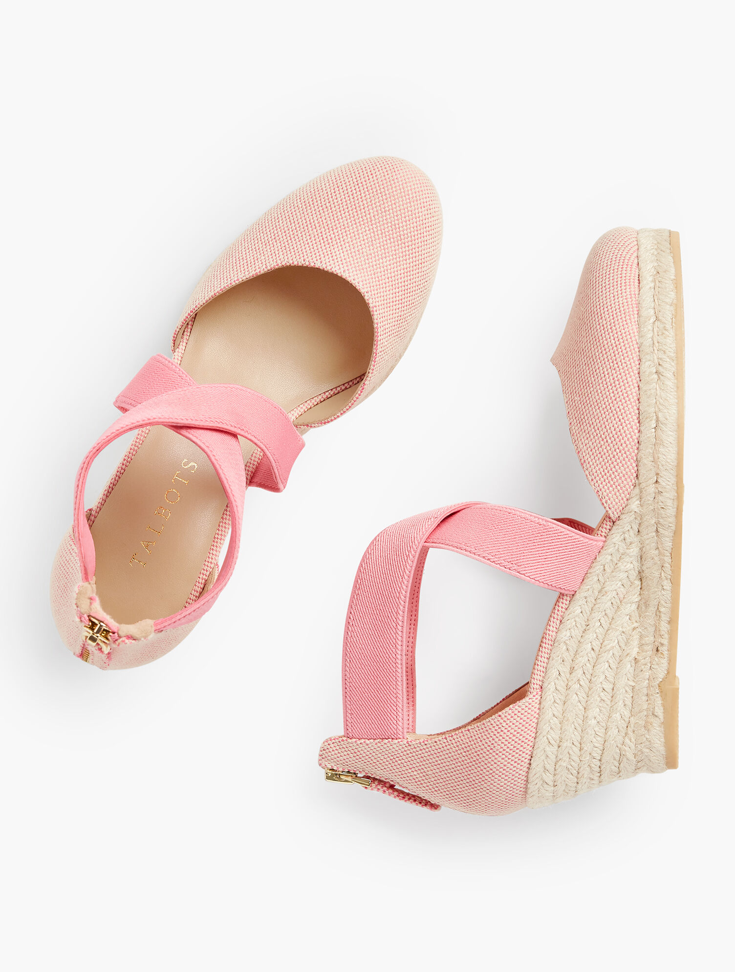 Lyndsay Espadrille Wedges - Two Tone | Talbots