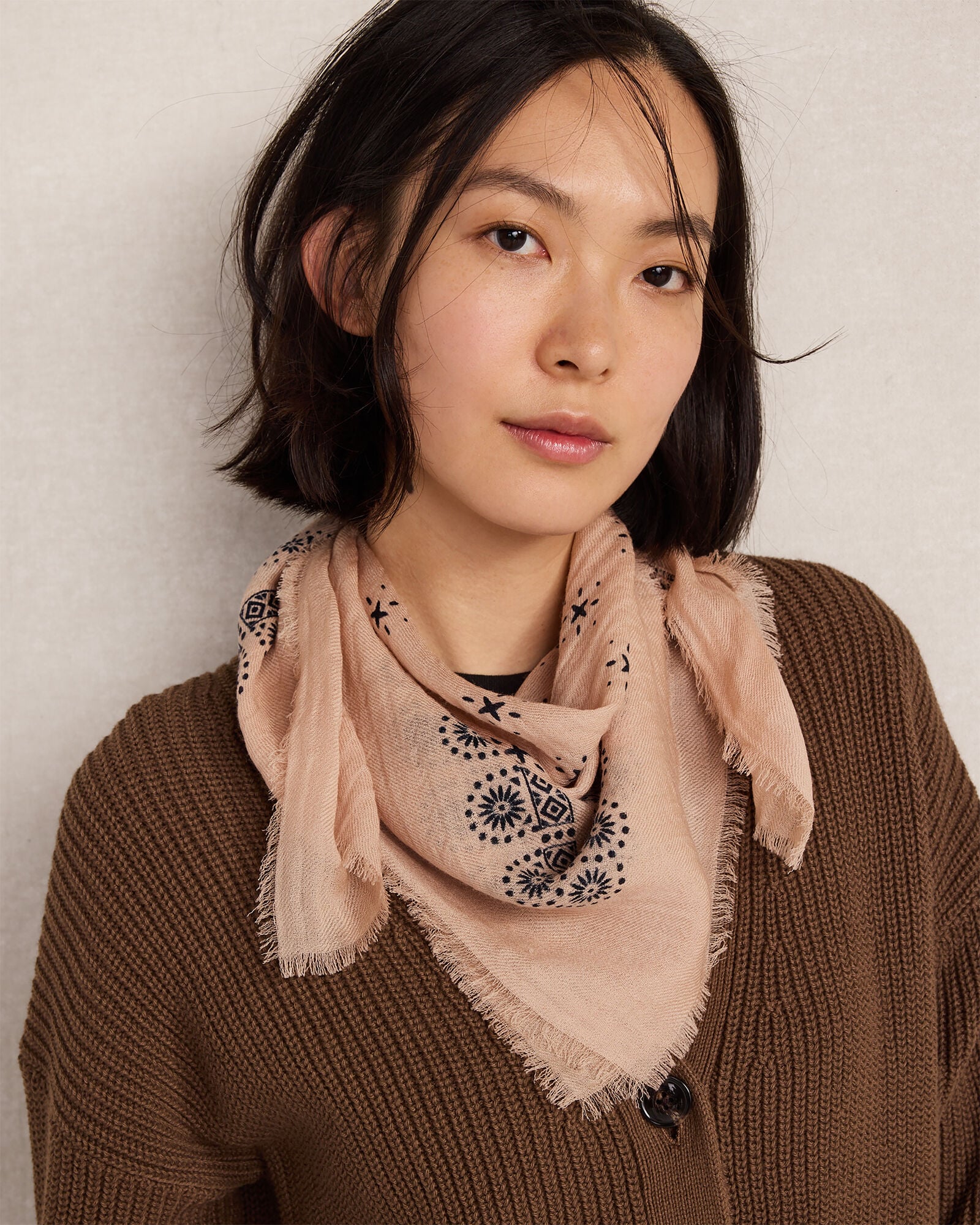 Oversized Wool Bandana