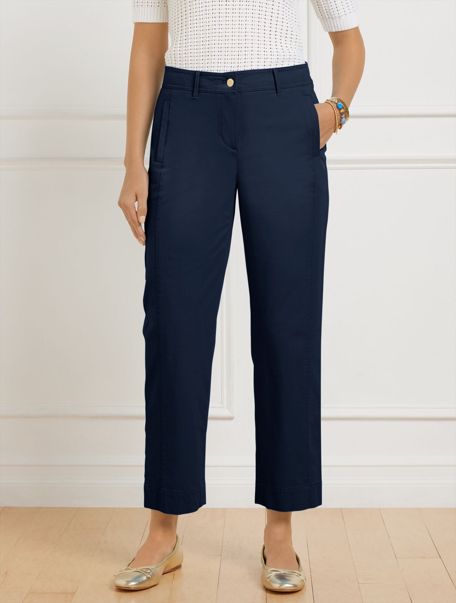 Straight Crop Pants