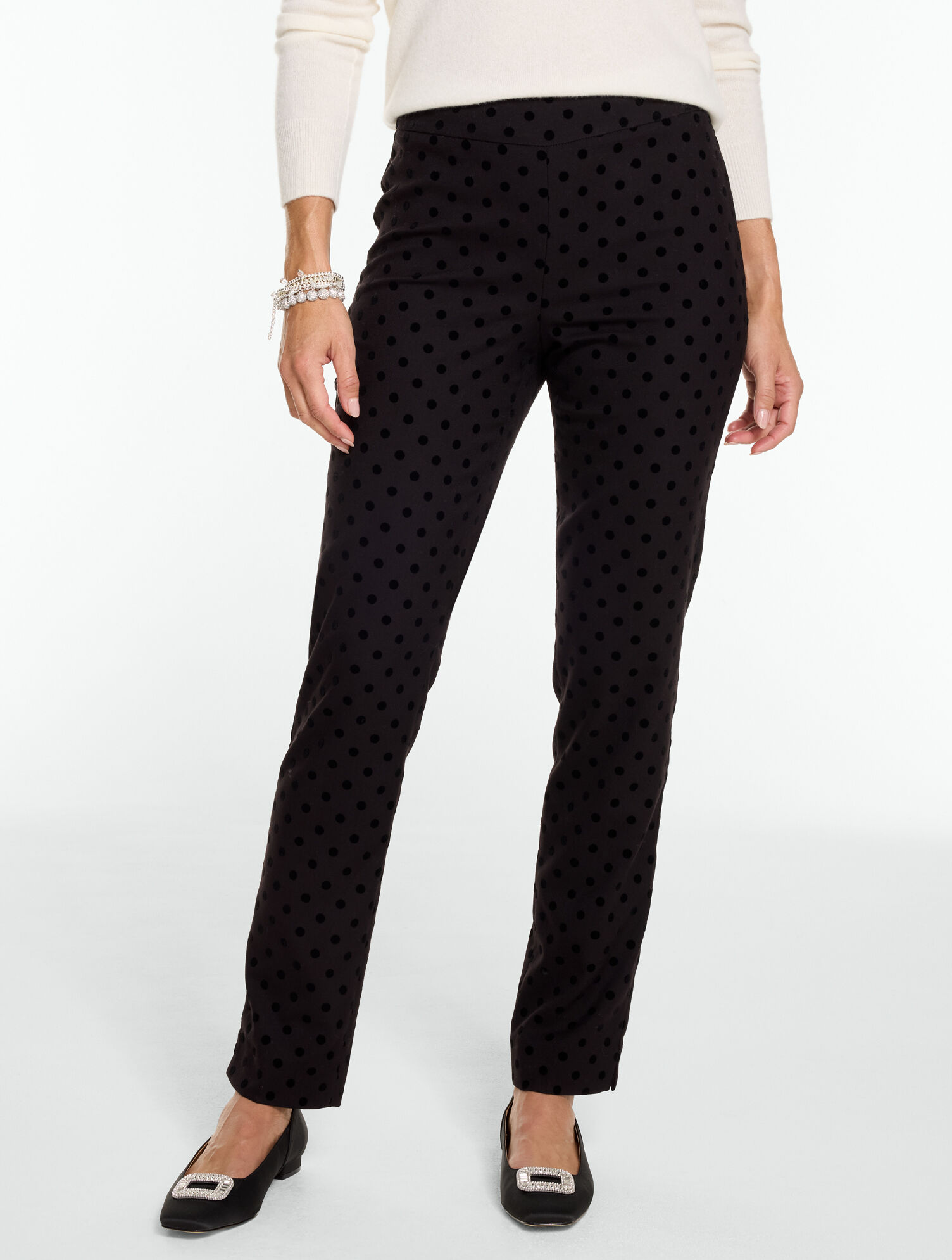 Talbots Chatham Slim Ankle Pants - Glamorous Dot