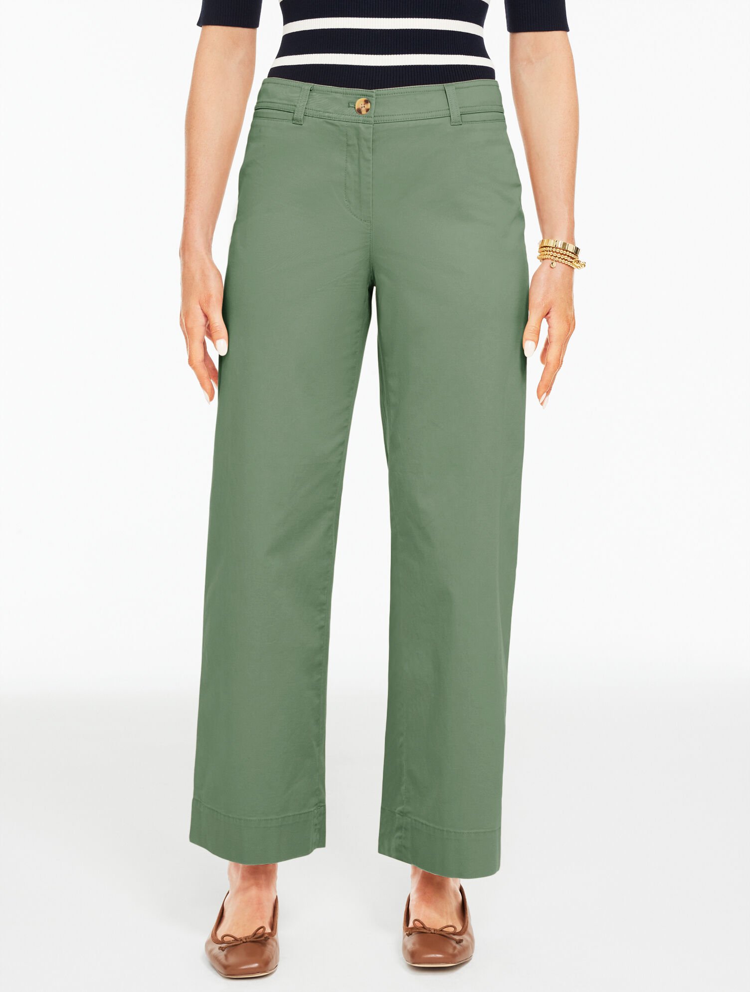 Wide Ankle Heritage Twill Pants