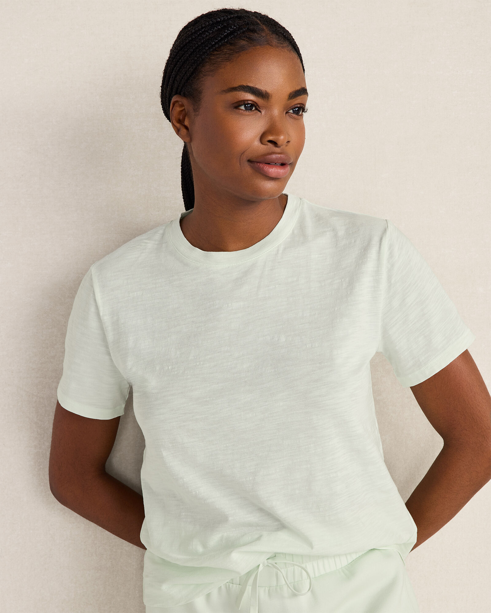 Organic Cotton Heavyweight Jersey Short Sleeve Tee