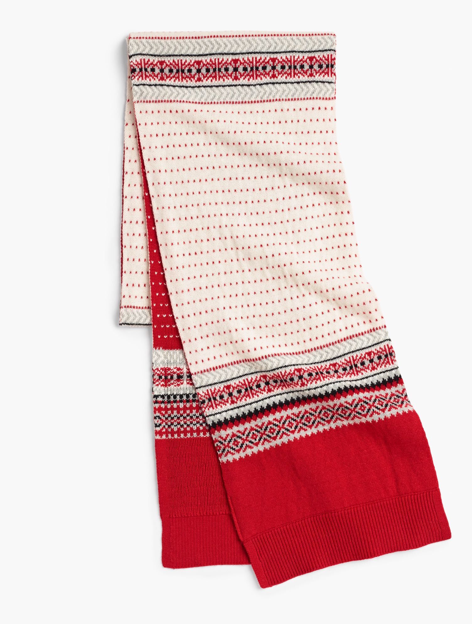 Nordic Fair Isle Scarf