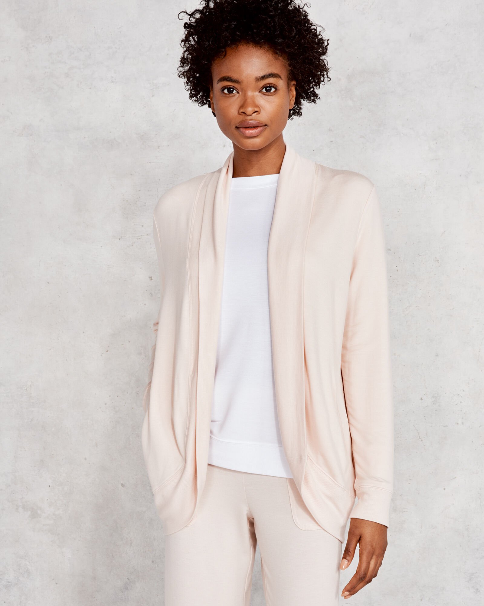 Modal French Terry Cocoon Cardigan