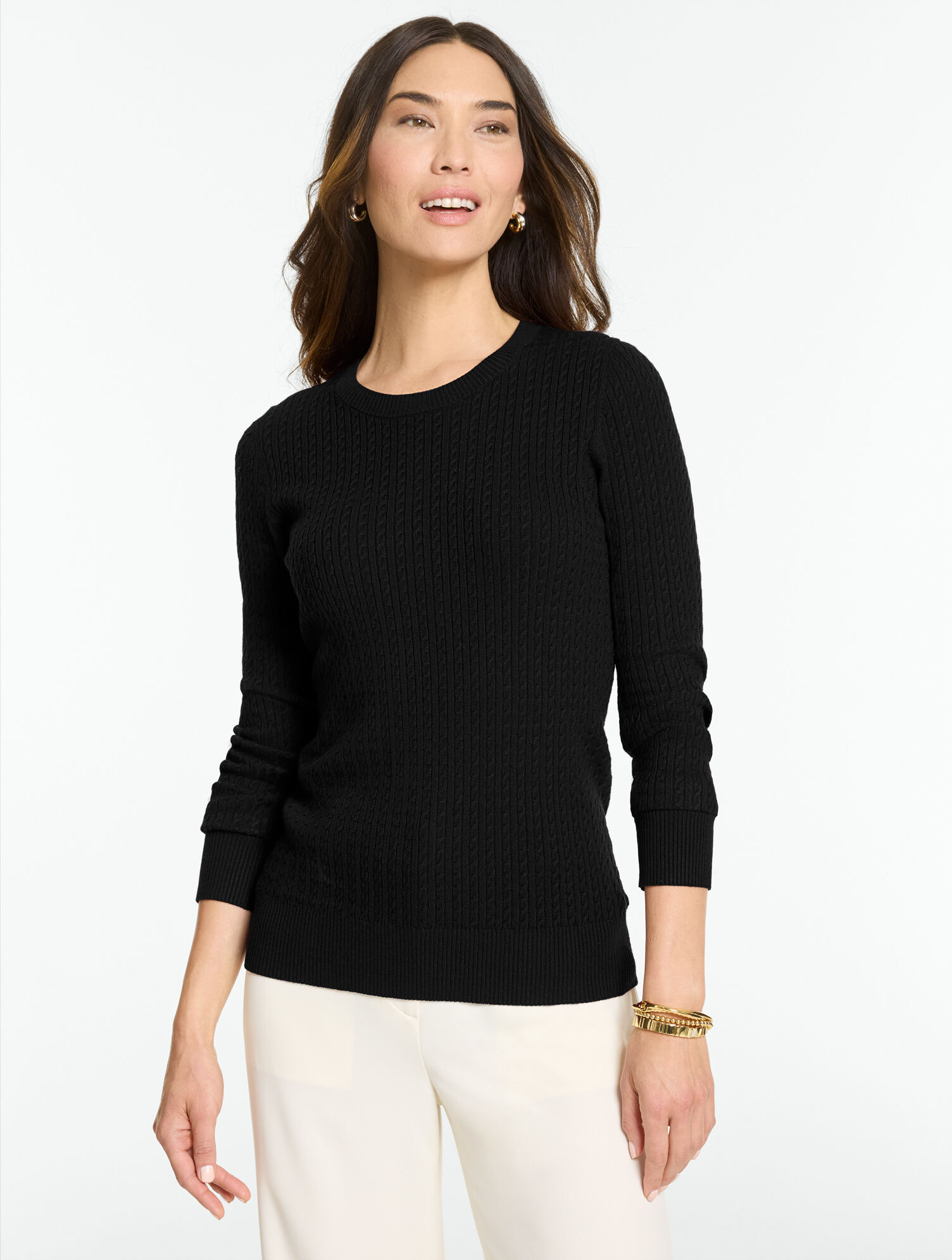 Micro Cable Sweater