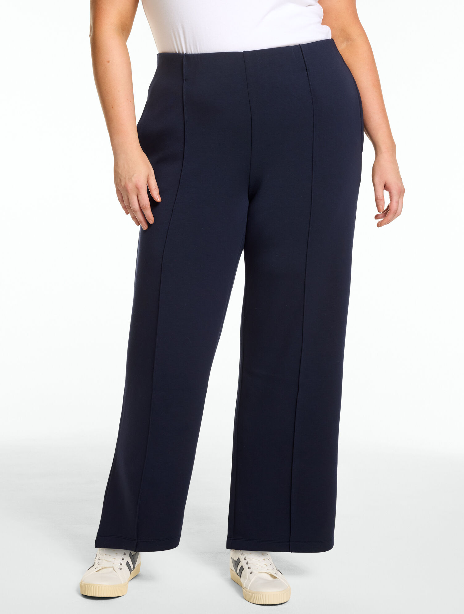 AirKnit Stretch Hollywood Waist Wide Leg Pants