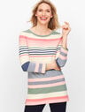 Mixed Stripe Multicolor Pullover