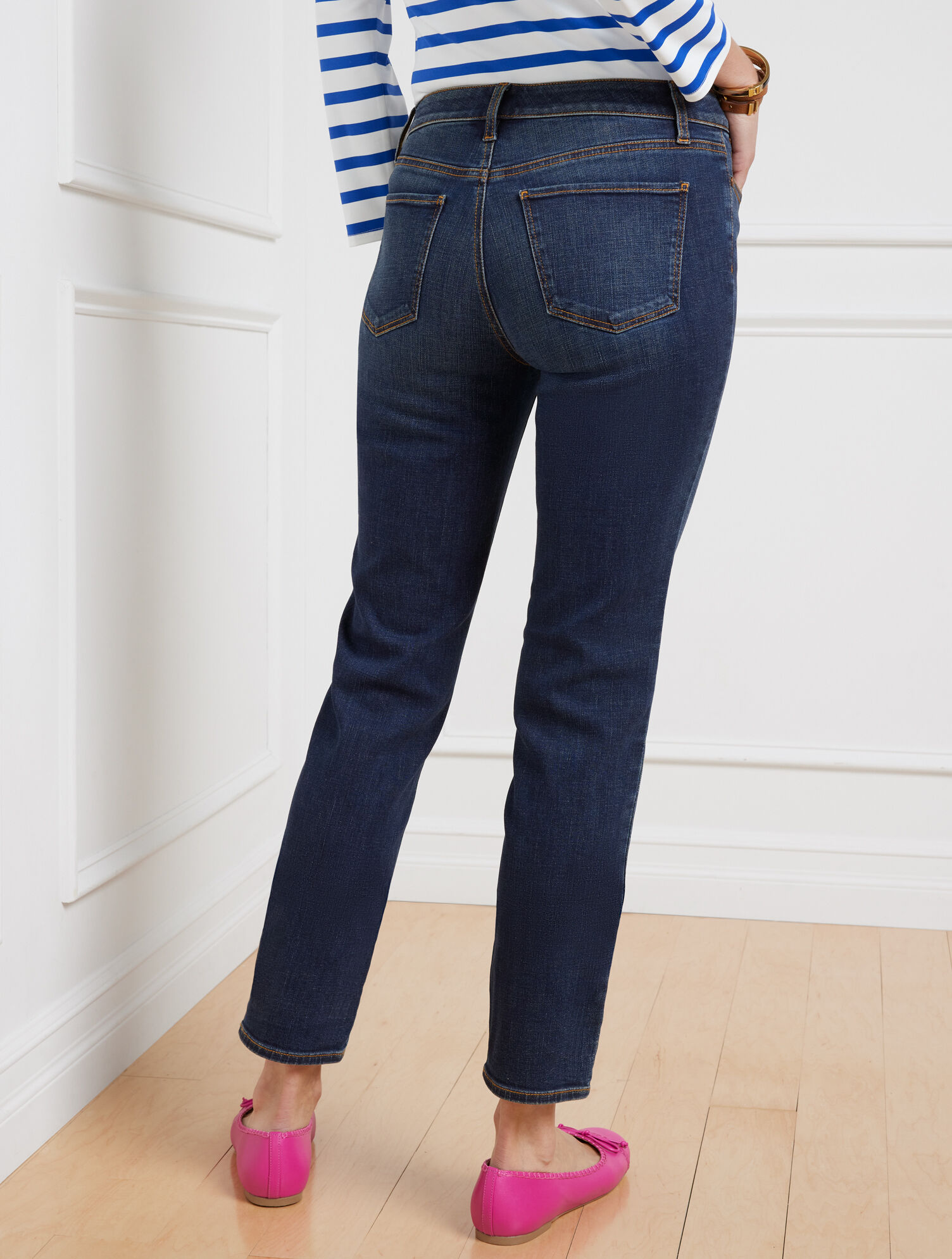 Slim Ankle Jeans - Providence Wash