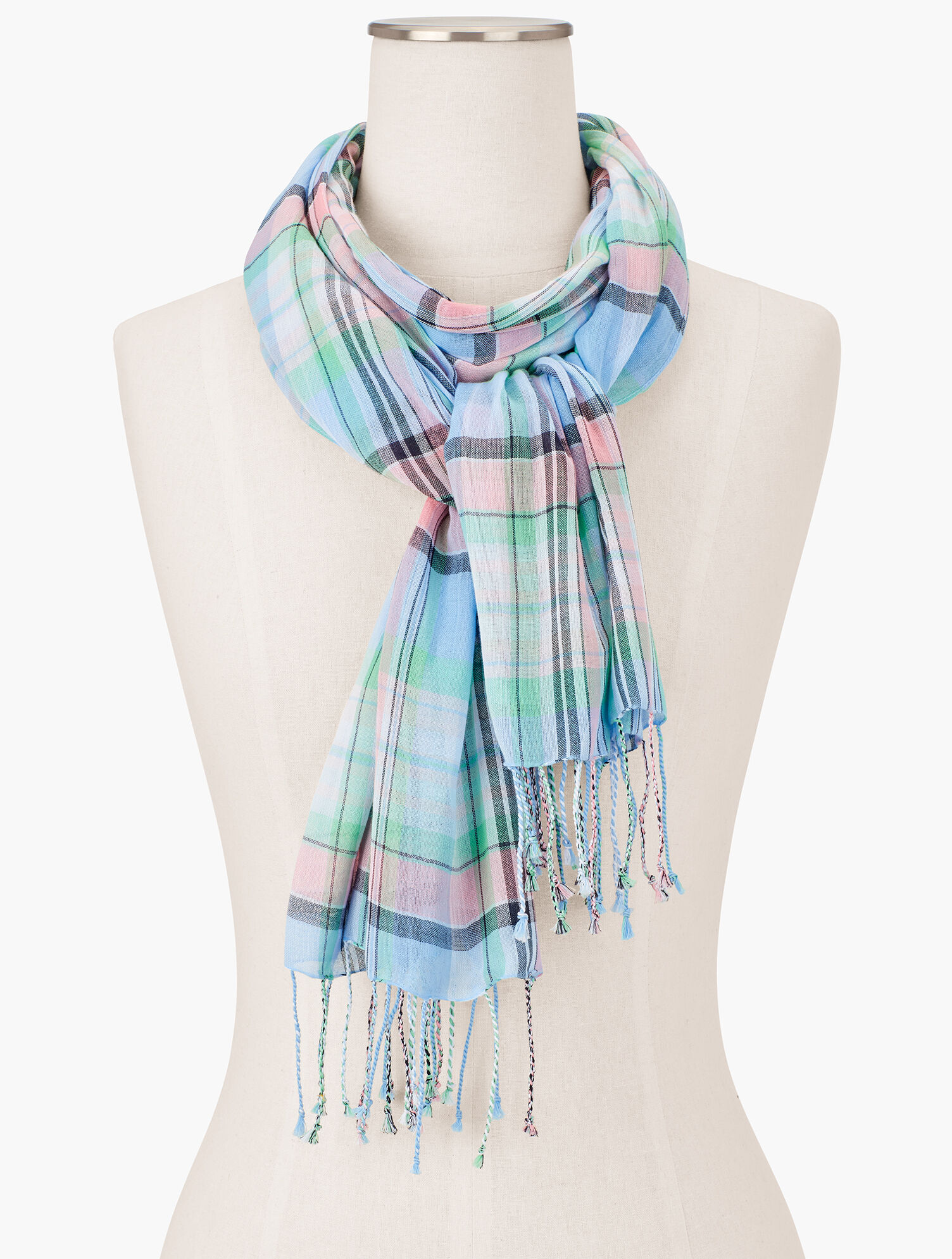 Magical Madras Oblong Scarf