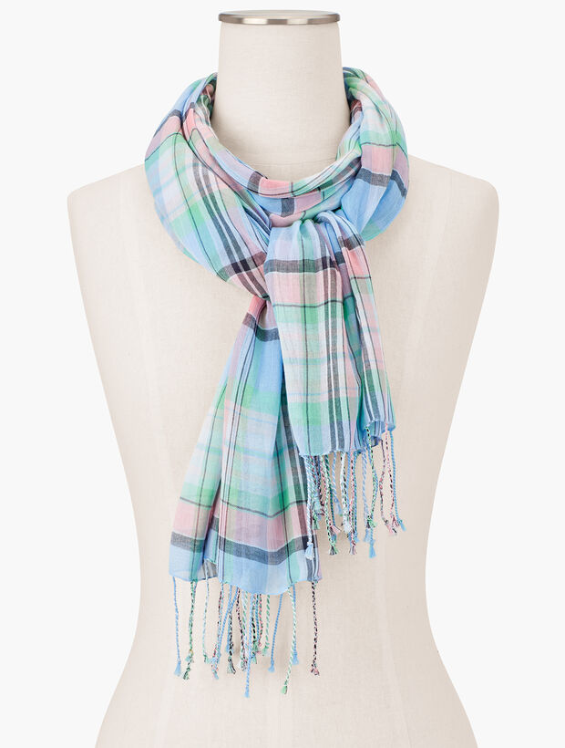 Magical Madras Oblong Scarf