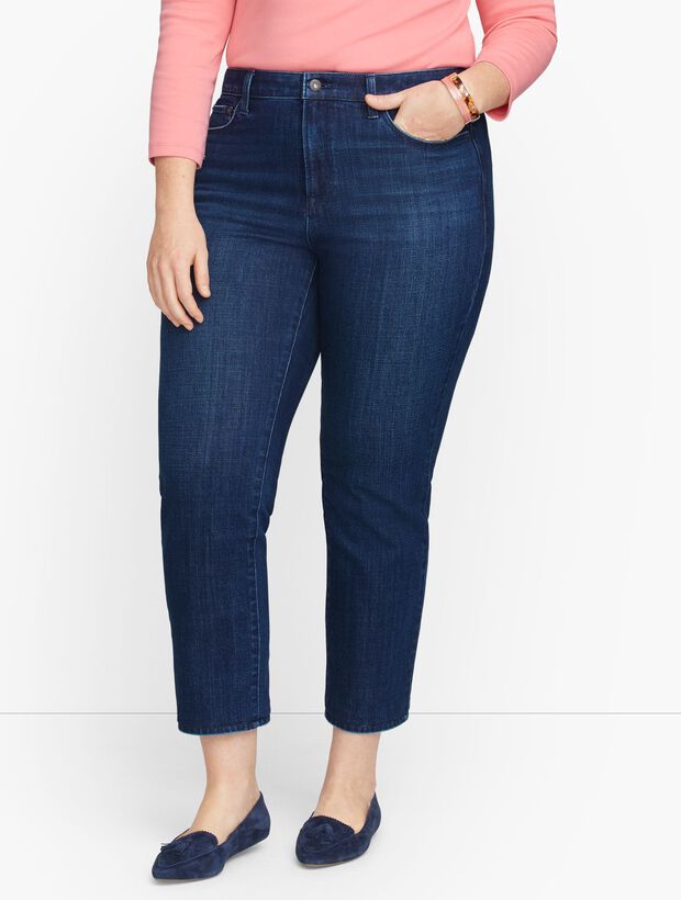 Plus Size Exclusive Modern Ankle Jeans - Curvy Fit - Ocean Wash