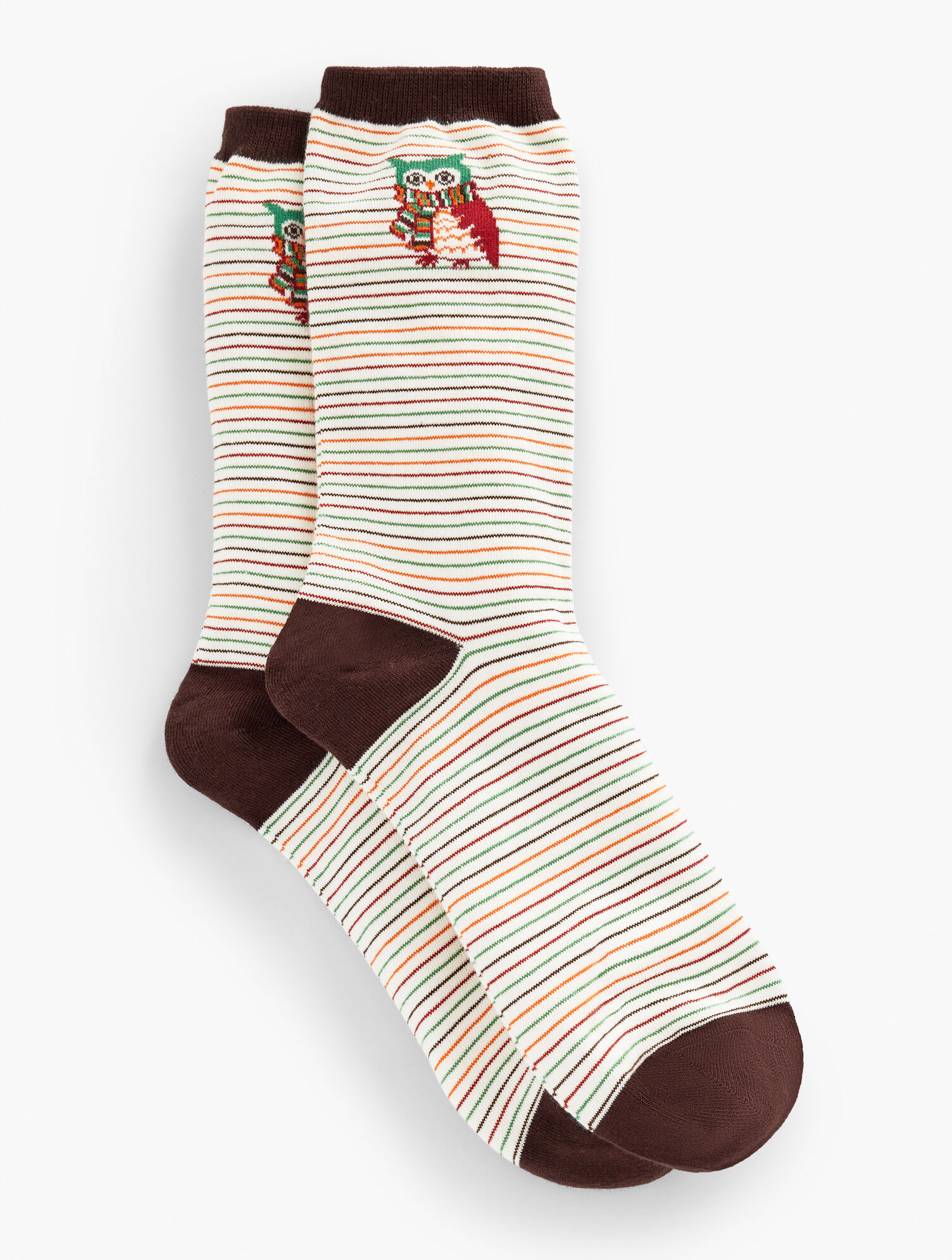 Whimsy Owl Trouser Socks | Talbots