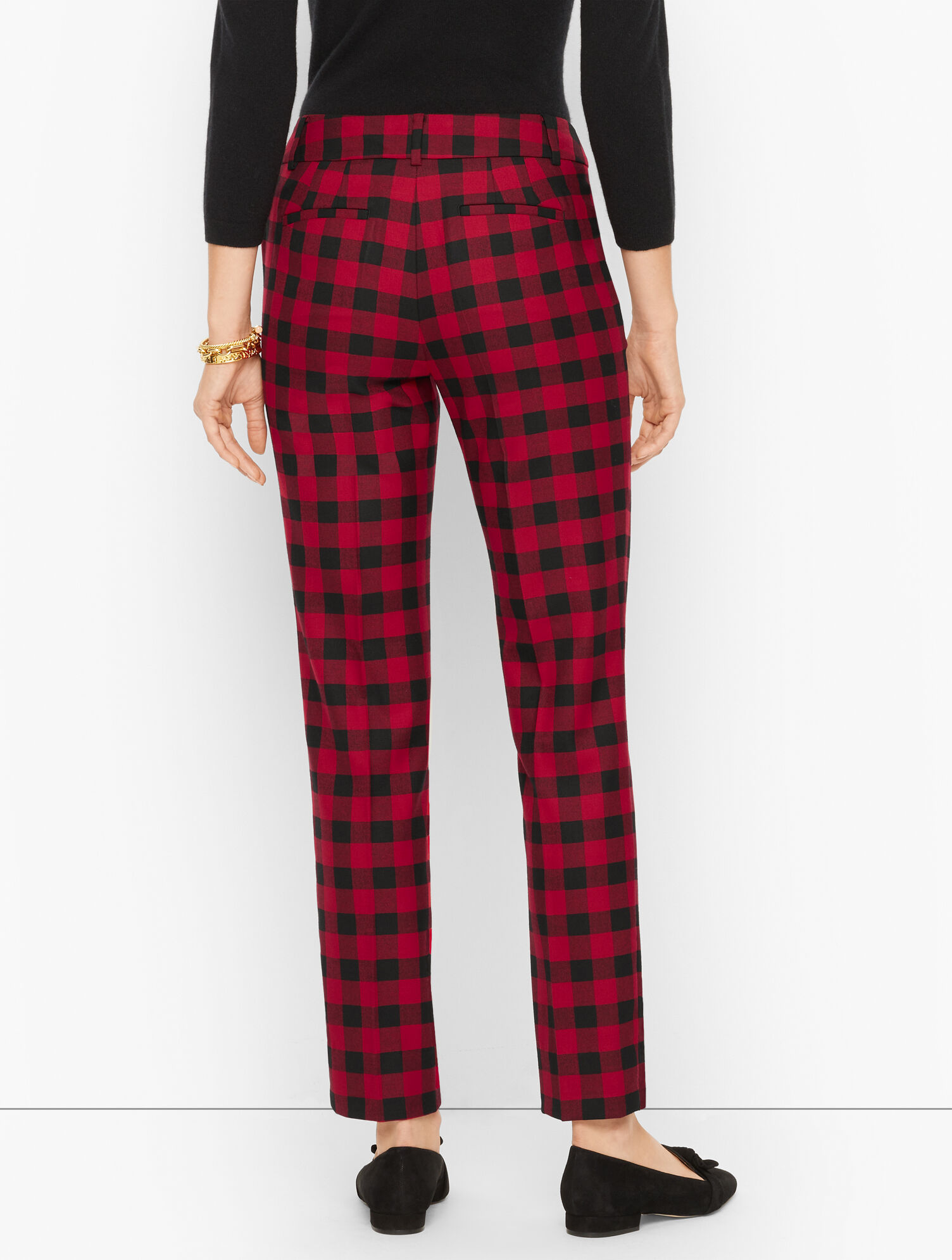 Talbots Hampshire Ankle Pants - Buffalo Plaid
