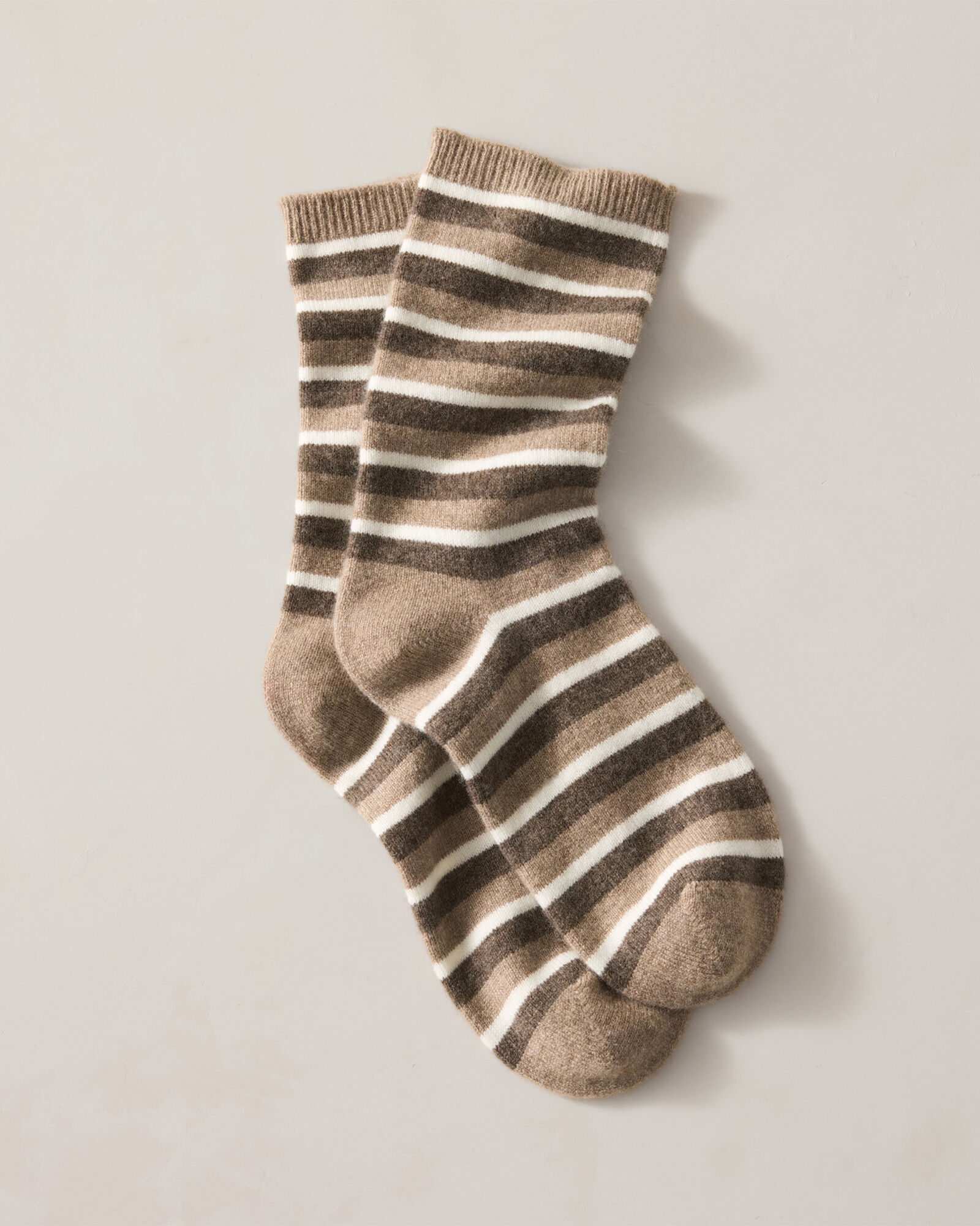 Cashmere Bold Striped Socks
