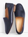 Cassidy Leather Collapsible Flats - Napa