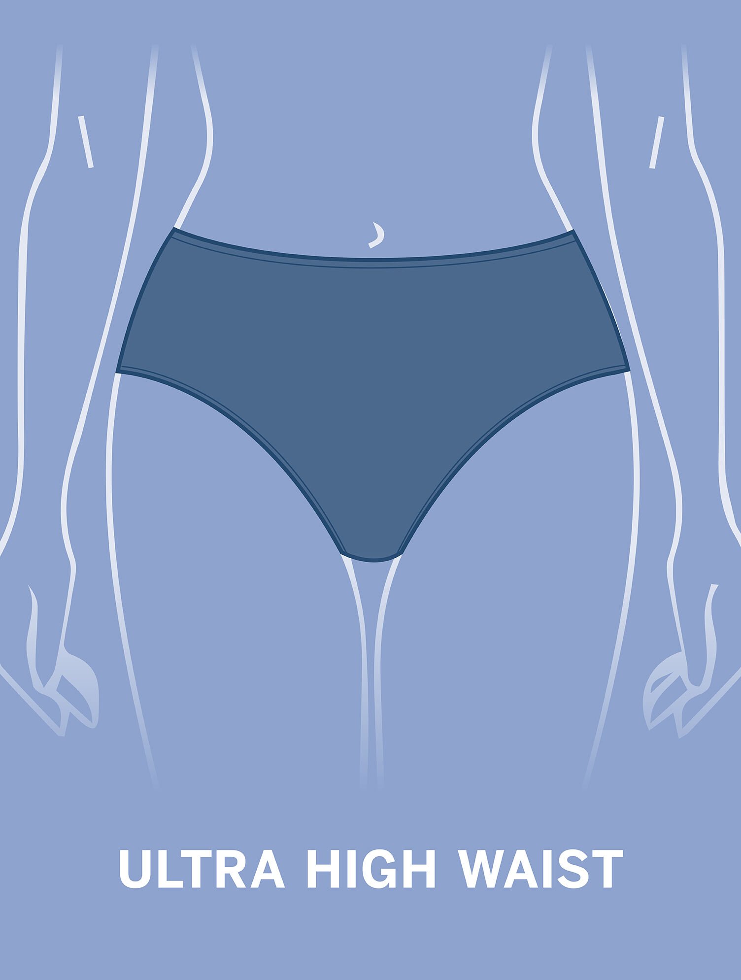 Aqua Club Ultra High Waist Swim Bottom