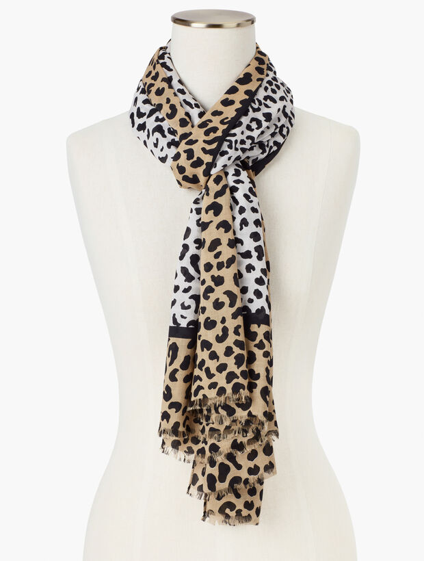 Oblong Scarf - Graphic Cheetah
