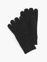 Supersoft Cableknit Touch Gloves - Solid