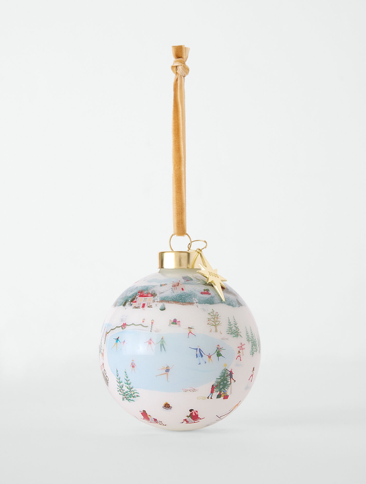 Ski Village Ornament