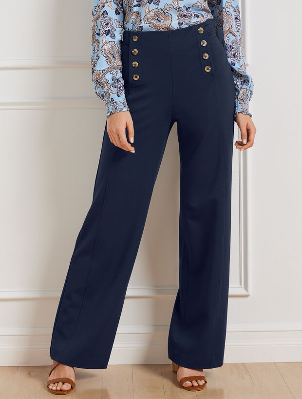Knit Wide Leg Pants