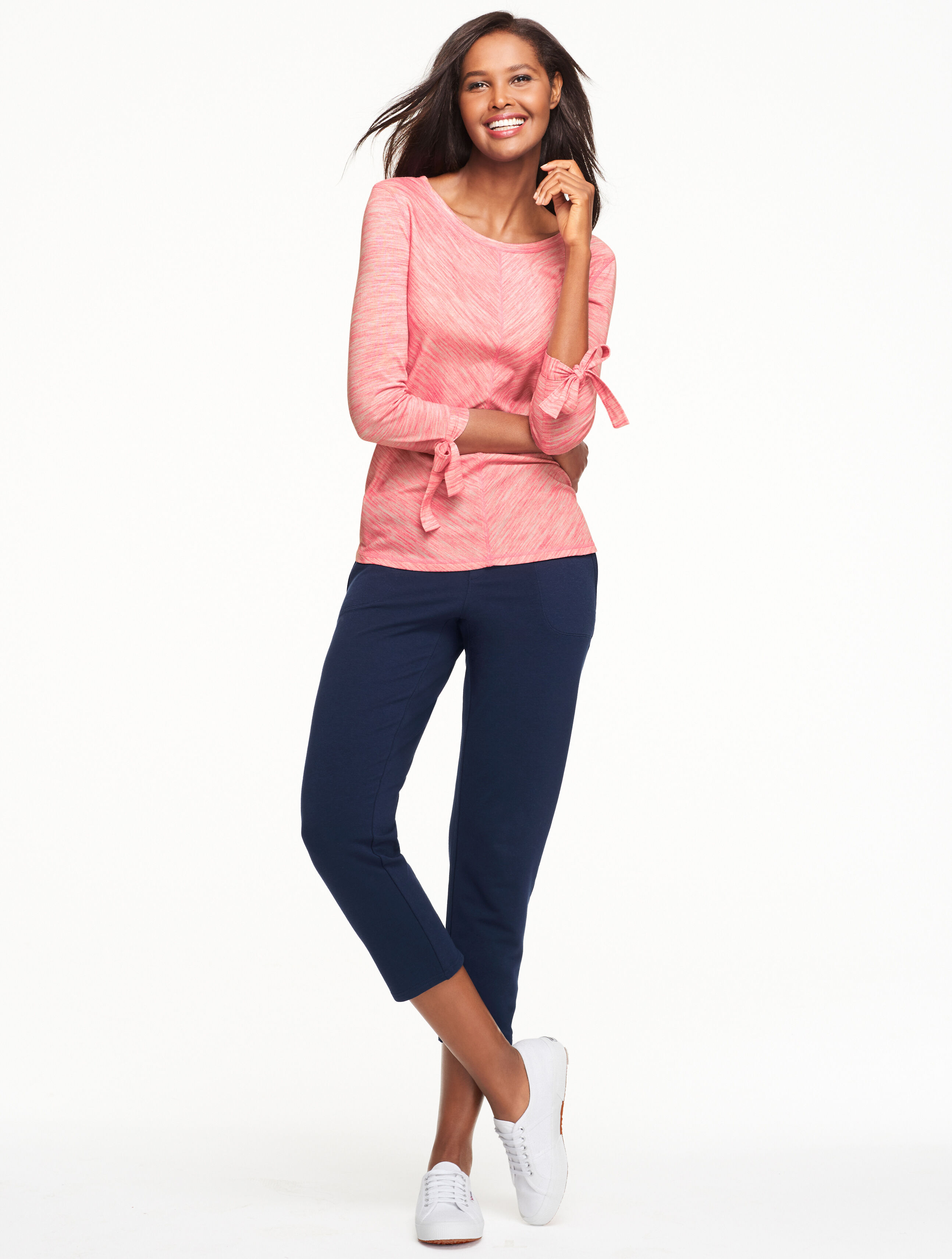 Essential Terry Straight-Leg Crop